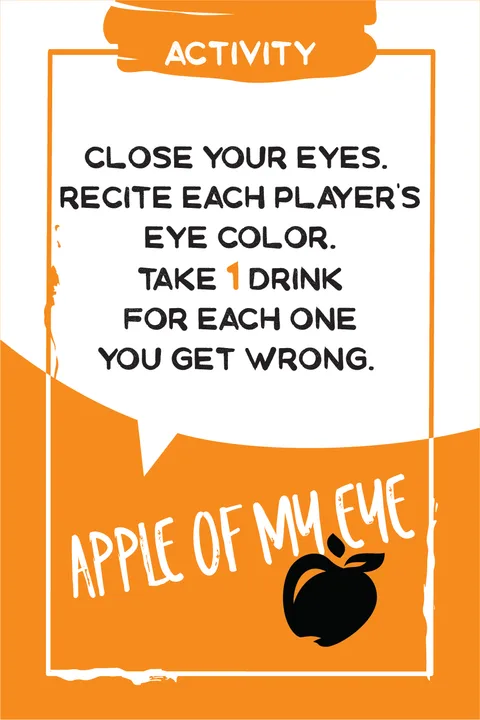 An Activity card from Close & Personal