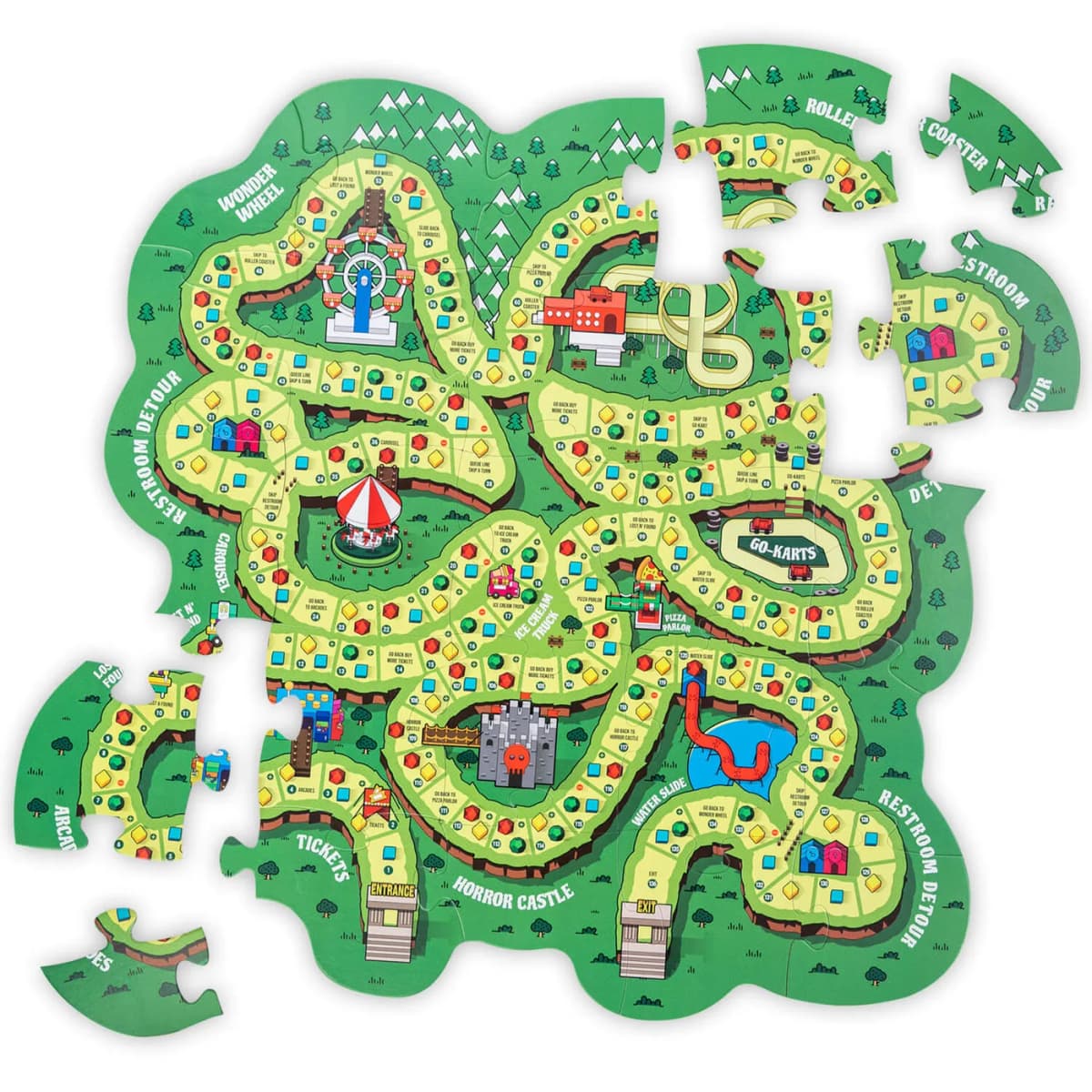 Parculus listing photo: gameplay on the trail map
