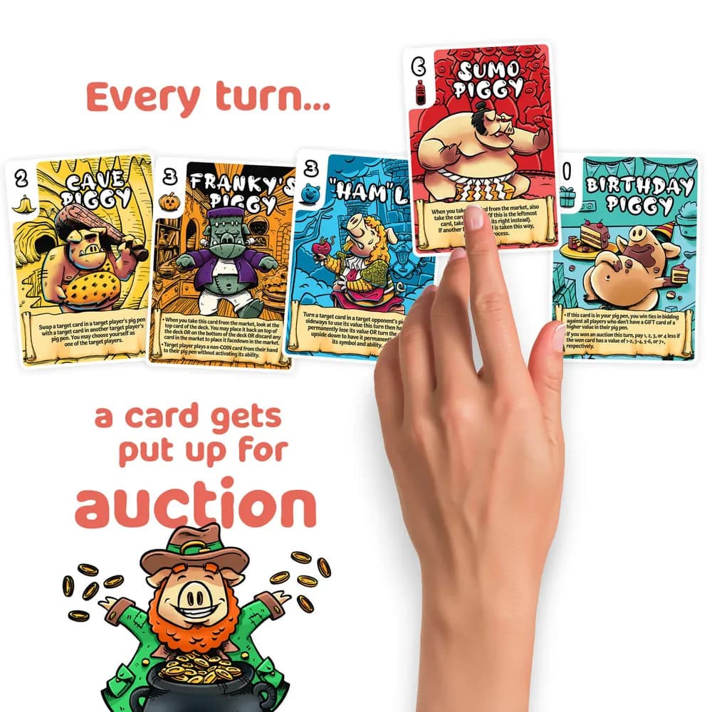 Piggy Market listing photo: a card up for auction