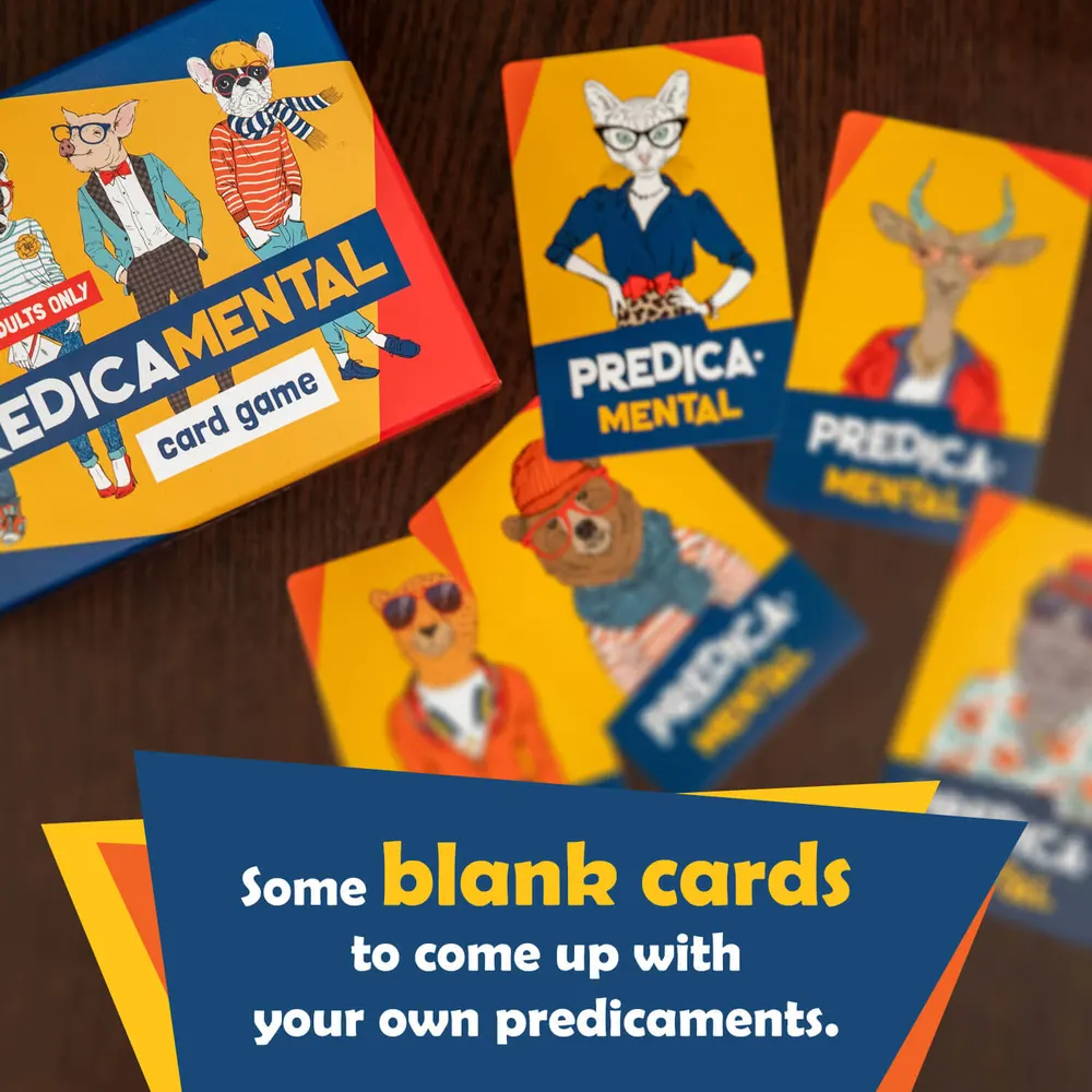 Predicamental listing photo: blank cards for your own predicaments
