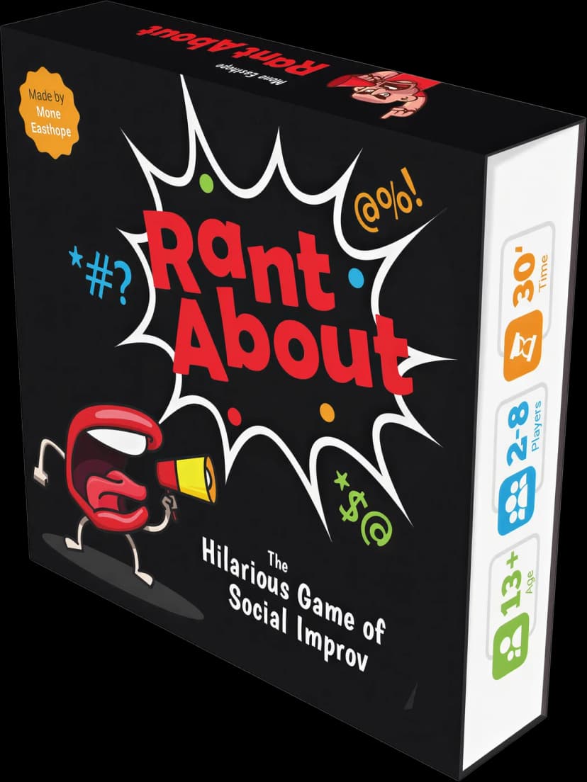 Rant About board game box