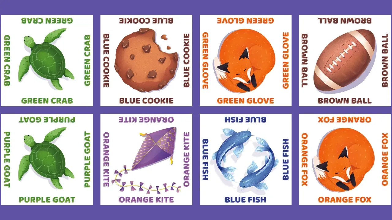 A spread of ReactSee picture cards
